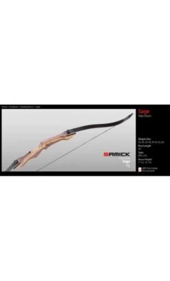 Arc Recurve Initiation SAGE 62" SAMICK Sport