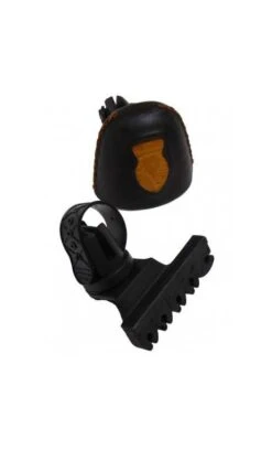 Carquois D'arc Traditionnel Cuir Noir-Marron 5 Flèches OLD TRADITION