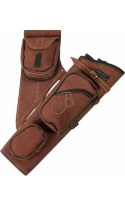 Carquois De Hanche En Cuir BT100 BIG TRADITION ARCHERY