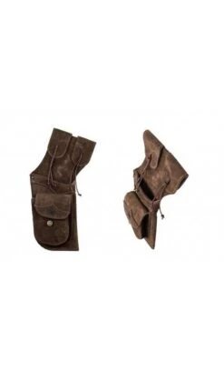Carquois De Hanche Cuir De Daim Brun Foncé Field Traditionnel Buck Trail