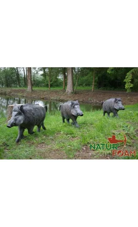 Cible 3D Sanglier Au Pas NATUR FOAM 1 Cible 3D Sanglier Au Pas NATUR FOAM