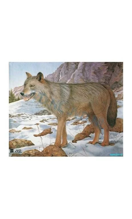 Cible JVD De LOUP (jvd Animal Face Wolf) 1 Cible JVD De LOUP (jvd Animal Face Wolf)