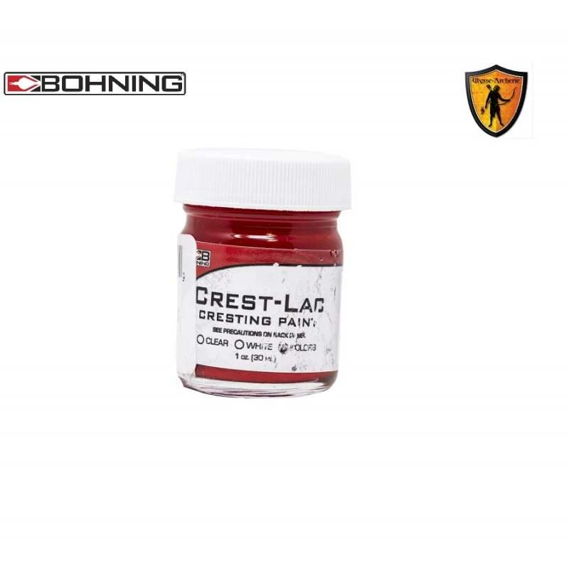 Peinture Crest Lac Paint Rouge BOHNING ARCHERY 1 Peinture Crest Lac Paint Rouge BOHNING ARCHERY