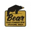 Plaque De Décoration "Glass Powered" Vintage Tin Sign BEAR ARCHERY