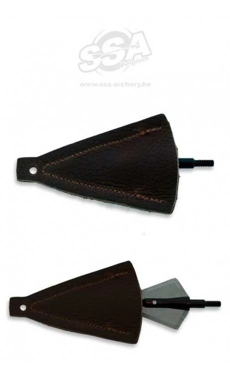 Protège Lames Chasse En Cuir Buck Trail 1 Protège Lames Chasse En Cuir Buck Trail